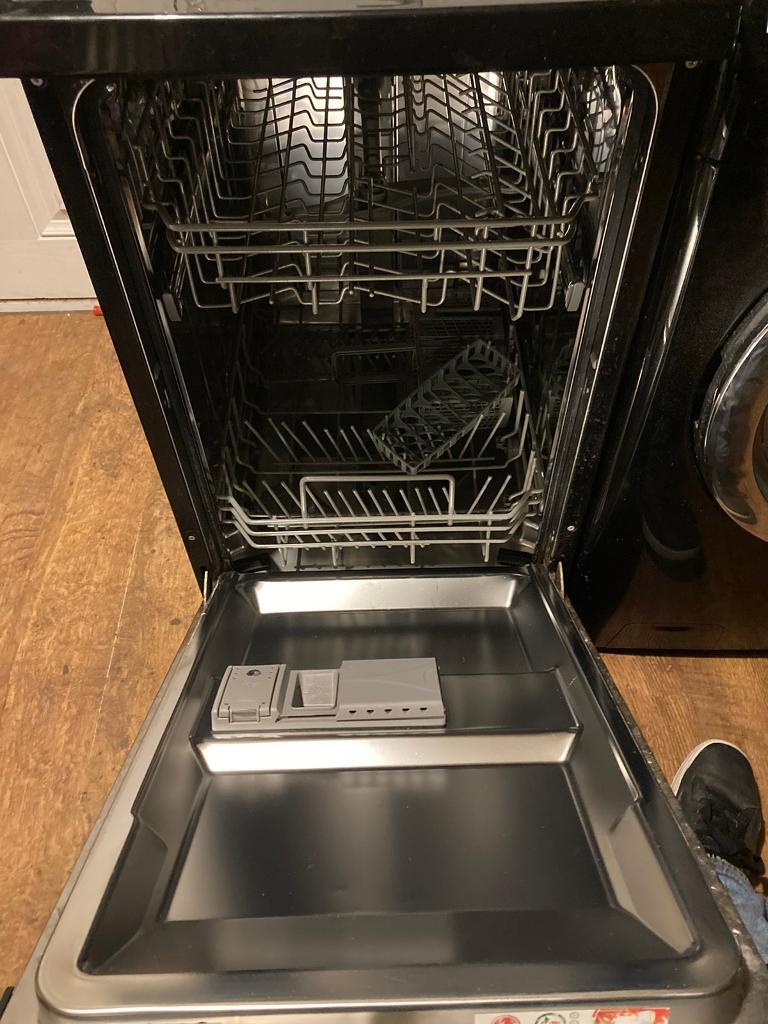 hoover slimline dishwasher silver